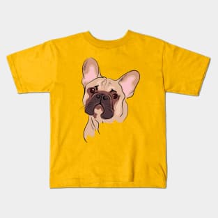 Cute French Bulldog Kids T-Shirt